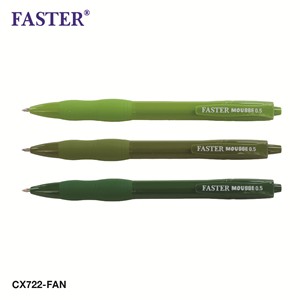 Picture of Faster ปากกาหมึกเจล มัทฉะ 0.5 คละสีเขียว CX722-FAN