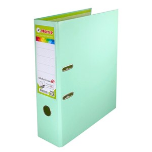 Picture of ตราม้า แฟ้มสันกว้าง 3 นิ้ว สีพาสเทล F/C H-801 เขียวพาสเทล