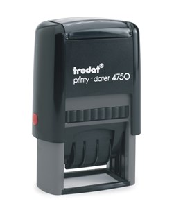 Picture of ตรายางวันที่หมึกในตัว โทรแดท TR-4750/L1T รับแล้ว นง/แดง