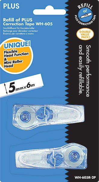 Picture of รีฟิลเทปลบคำผิด PLUS รุ่น WH-605R-2P