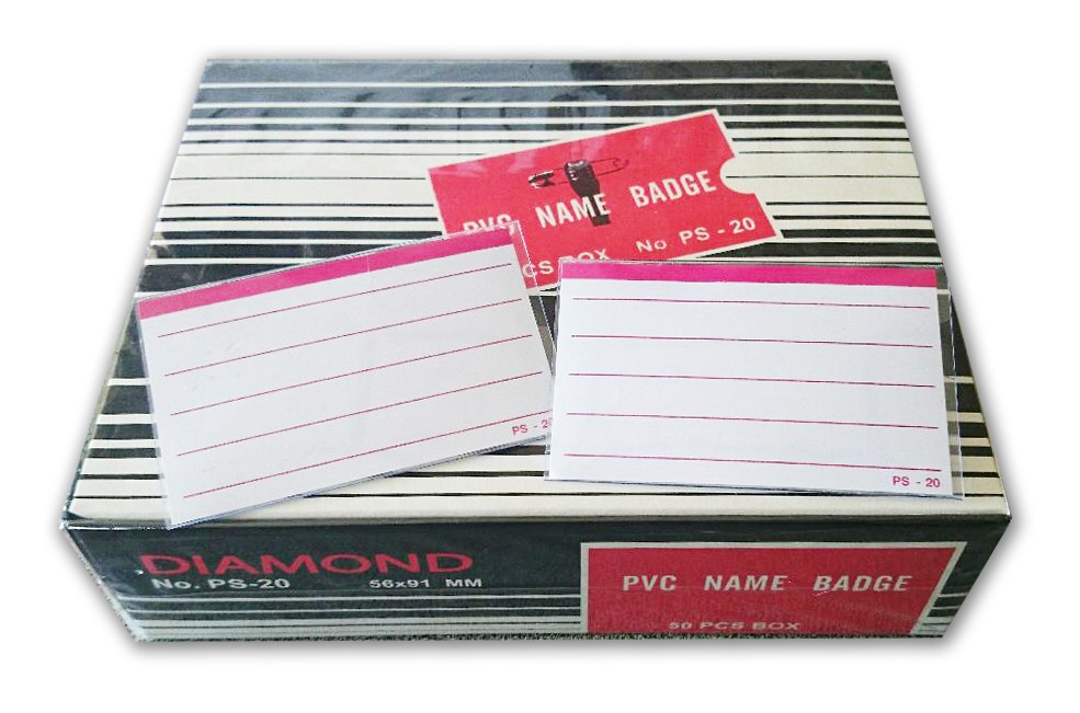 Picture of DIAMOND ป้ายชื่อพาสติก PS-20