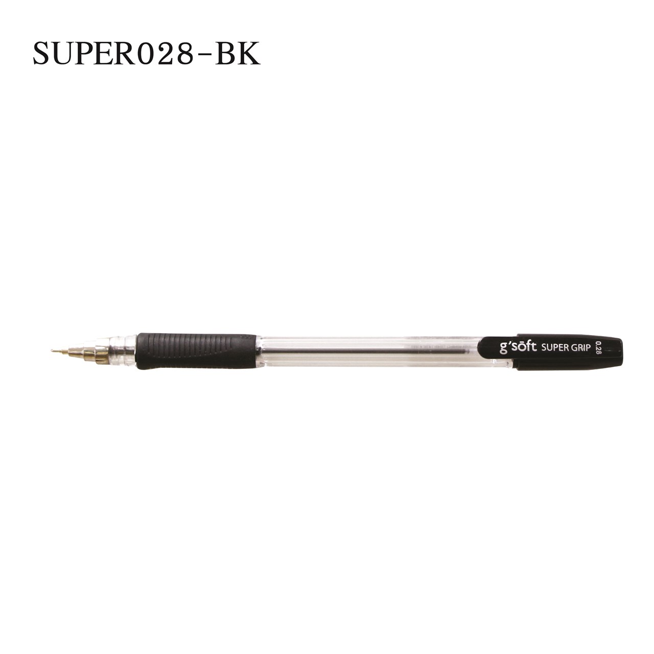 Picture of ปากกาลูกลื่นเจล g'SOFT SUPER GRIP 0.28 ดำ