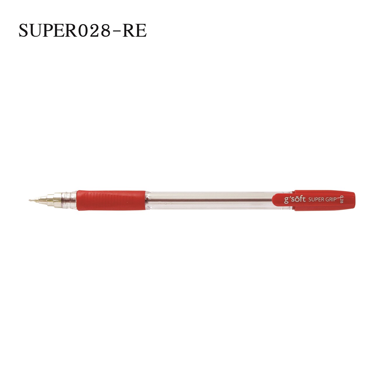 Picture of ปากกาลูกลื่นเจล g'SOFT SUPER GRIP 0.28 แดง