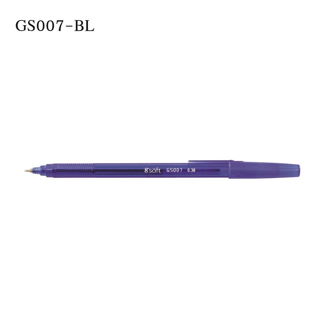 Picture of ปากกาลูกลื่นเจล g'SOFT GS007-BL-30 น้ำเงิน