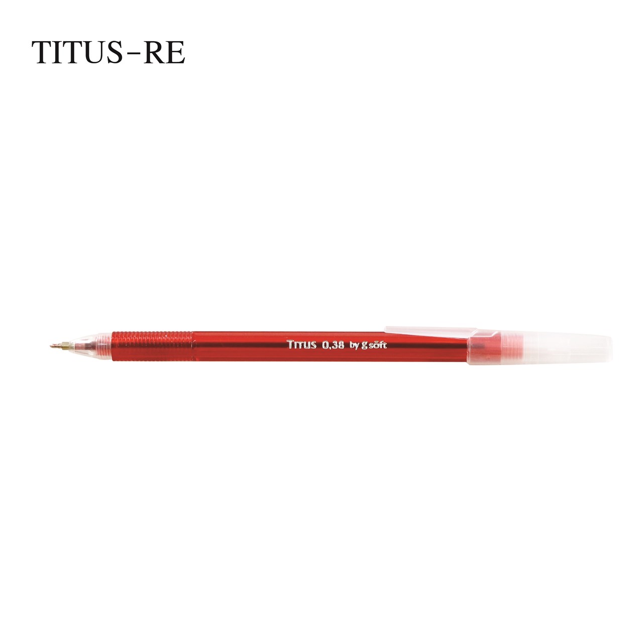 Picture of ปากกา g'SOFT 0.38#TITUS/RD/P1