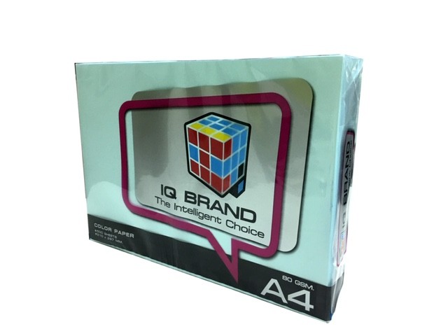 Picture of กระดาษสีถ่ายเอกสาร IQ Brand สีฟ้าอ่อน