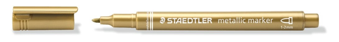 Picture of สเต็ดเล่อร์ (Staedtler) ปากกามาร์เกอร์ เมเทลิค สีทอง