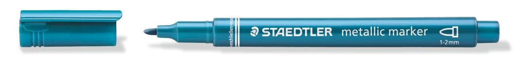Picture of สเต็ดเล่อร์ (Staedtler) ปากกามาร์เกอร์ เมเทลิค สีน้ำเงิน