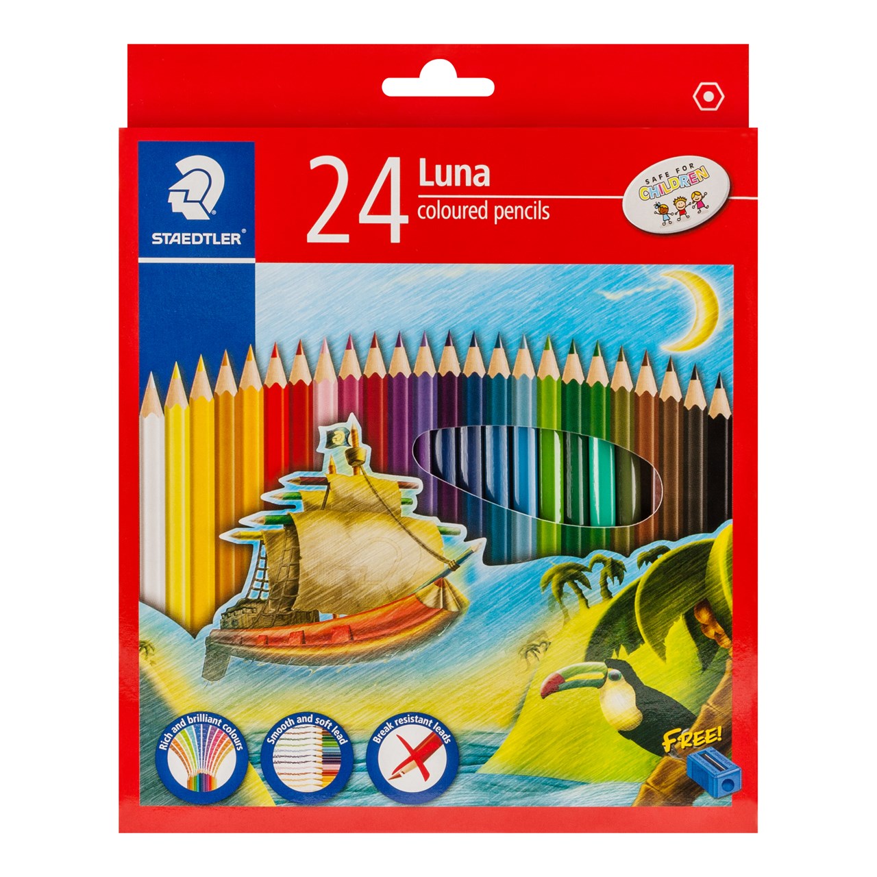 Picture of สเต็ดเล่อร์ (Staedtler) ดินสอสีไม้ ลูน่า 24 สี FSC™ 100%