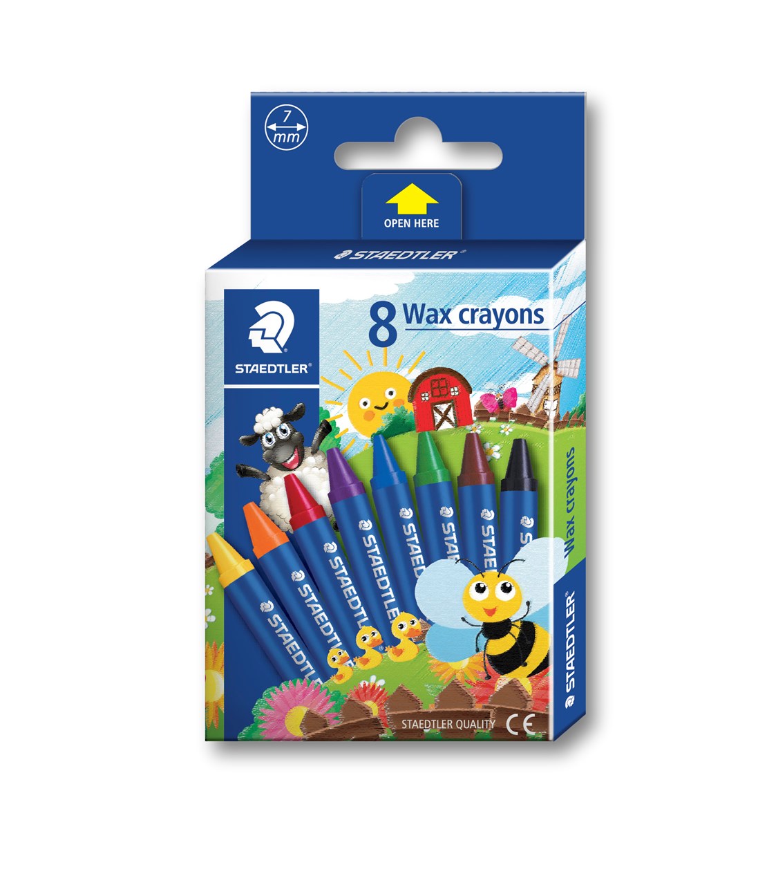 Picture of สเต็ดเล่อร์ (Staedtler) สีเทียน 2200 นอริส  8 สี