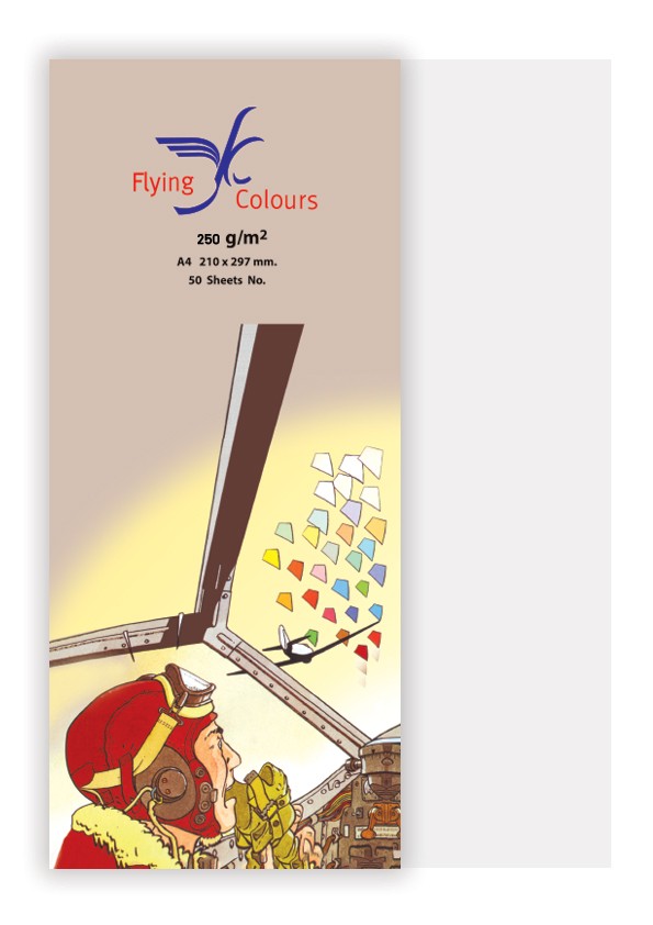 Picture of กระดาษสีถ่ายเอกสารฟลายอิ้ง (Flying) Colours No.1 สีขาว (50 แผ่น)