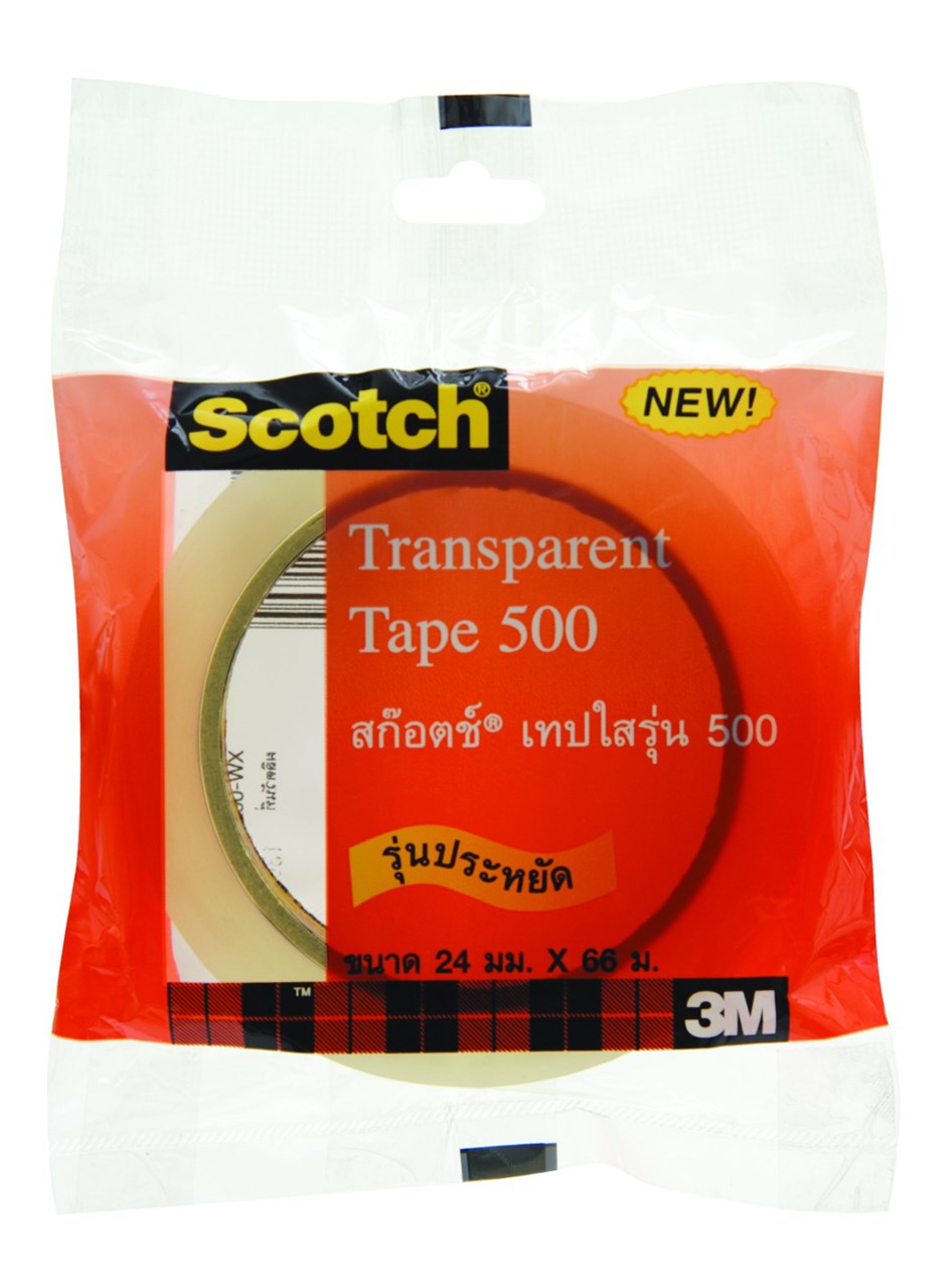 Picture of สก๊อตช์ เทปใส # 500, 1" x 72 หลา แกนใหญ่
