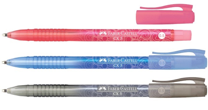 Picture of ปากกาลูกลื่น เฟเบอร์คาสเทล (Faber Castell) CX , 0.5 น้ำเงิน