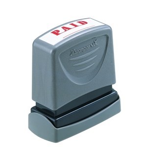 Picture of ตรายางหมึกในตัว Xstamper EX-BV T-11 "จ่ายได้"
