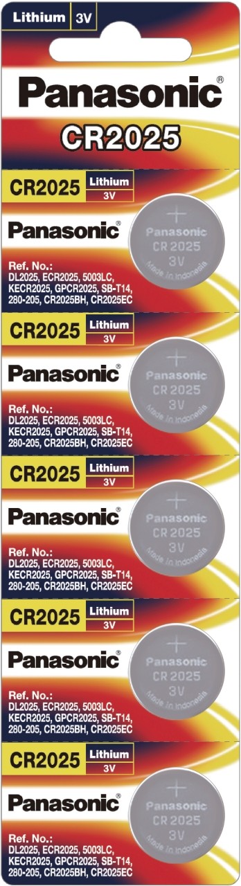Picture of ถ่านกระดุม Panasonic CR-2025 ลิเธี่ยม