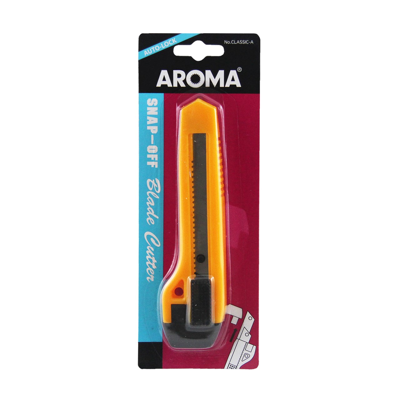 Picture of มีดคัตเตอร์ อโรม่า (AROMA) CLASSIC-A