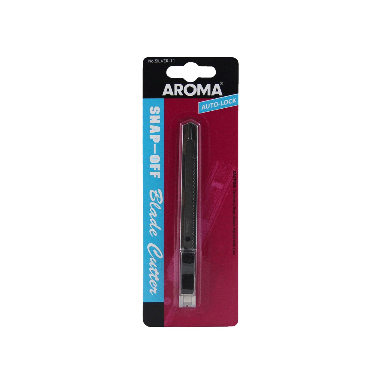 Picture of มีดคัตเตอร์ อโรม่า (AROMA) SILVER-11