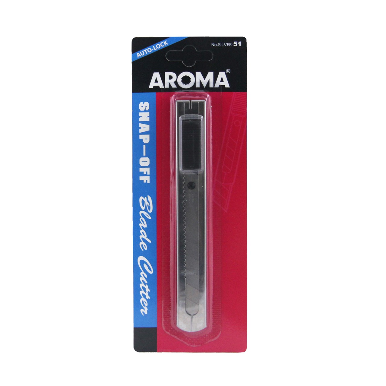 Picture of มีดคัตเตอร์ อโรม่า (AROMA) SILVER-51