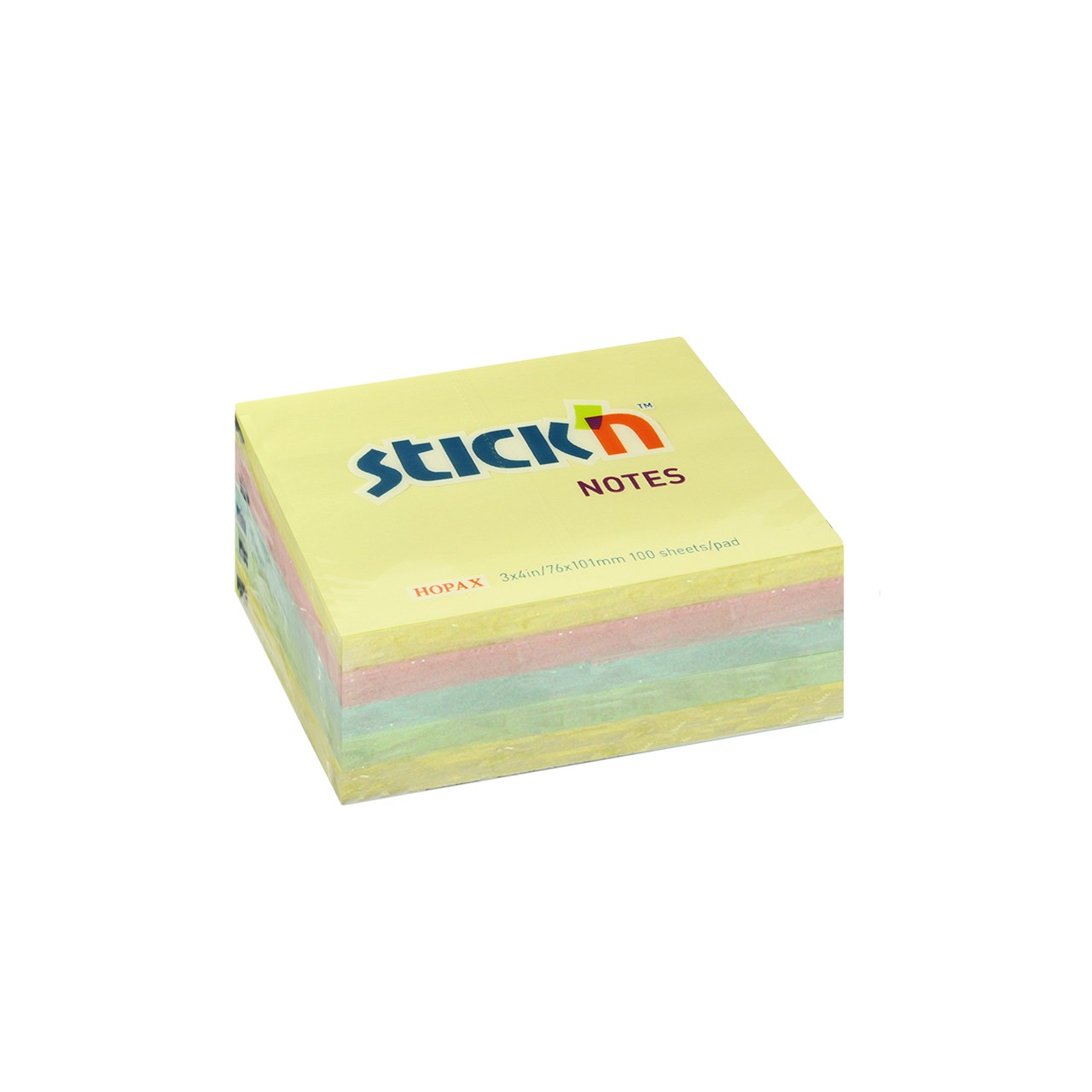 Picture of สติ๊ก'เอ็น 3 x 4" คละสีพาสเทล (4+1) กระดาษโน้ต