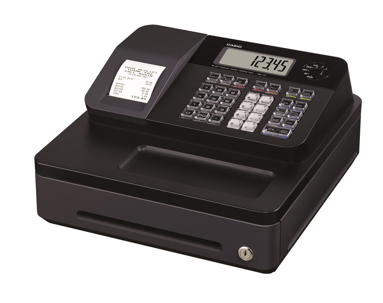 Picture of เครื่องบันทึกเงินสด CASIO SE-G1SB-BK,WE