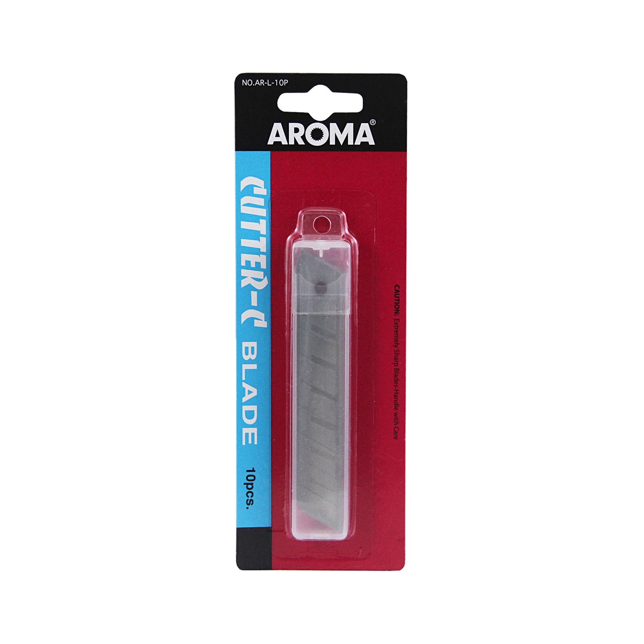 Picture of ใบมีดคัตเตอร์ อโรม่า (AROMA) AR-L-10P, ใหญ่ (10 ใบ)18 มม.