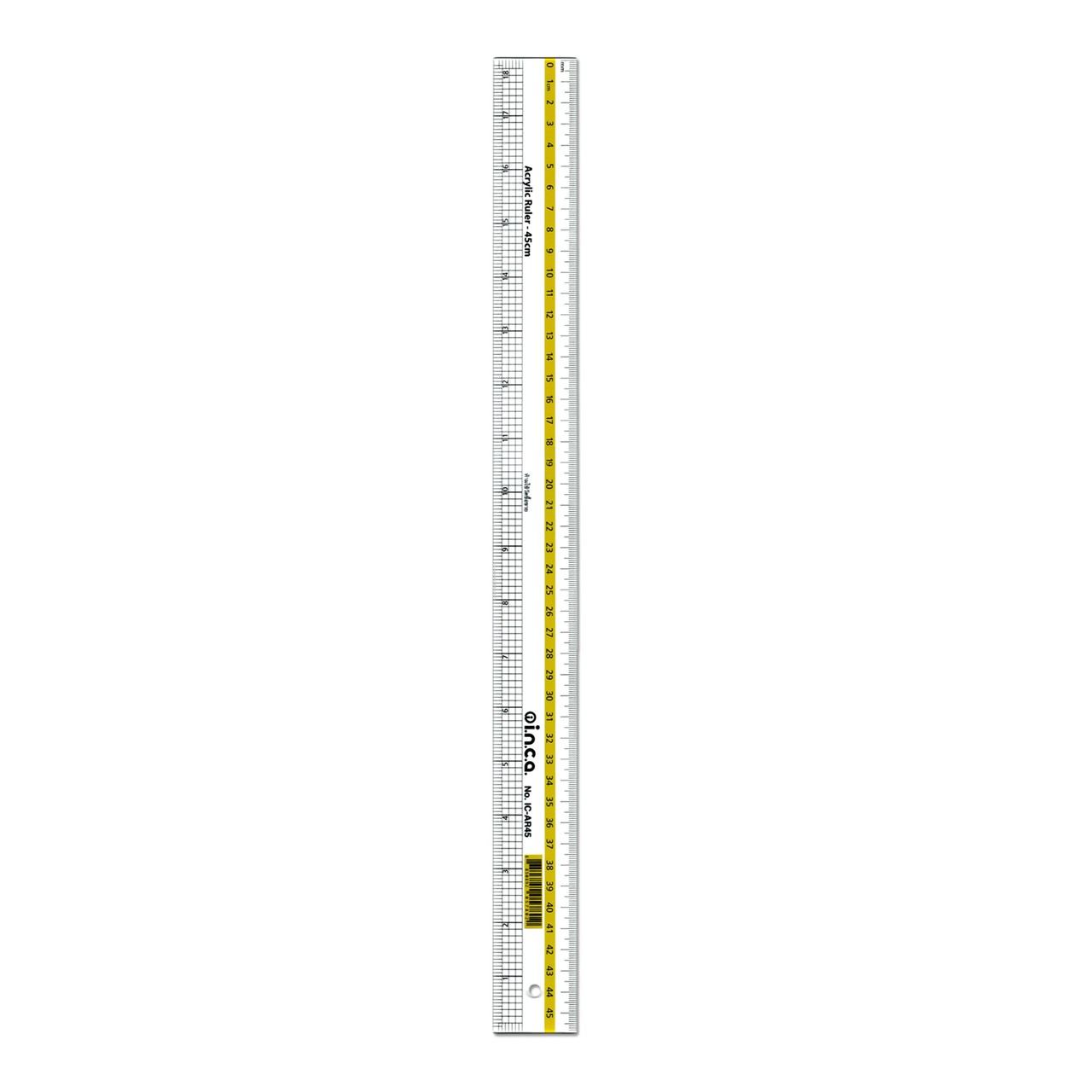 Picture of ไม้บรรทัดอะคริลิค อินคา (INCA), 18นิ้ว (45ซม.), IC-AR45