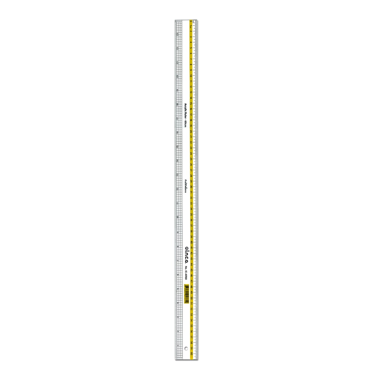 Picture of ไม้บรรทัดอะคริลิค อินคา (INCA), 24นิ้ว (60ซม.), IC-AR60
