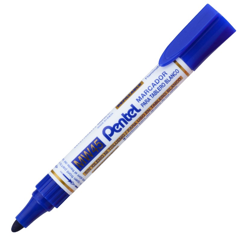 Picture of ปากกาไวท์บอร์ด เพนเทล (Pentel) MW45-C สีน้ำเงิน