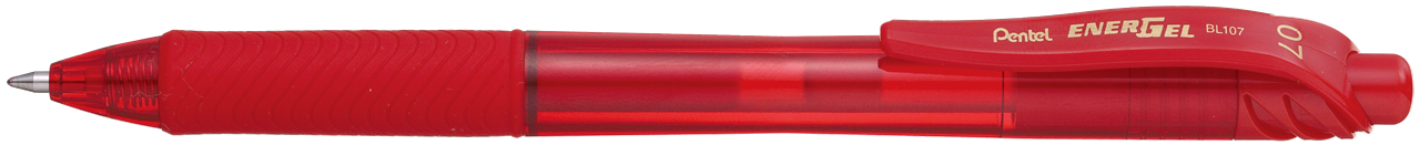Picture of ปากกาหมึกเจล เพนเทล (Pentel) Energel X BL107 สีแดง