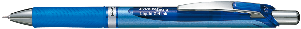 Picture of ปากกาหมึกเจลหัวเข็ม แบบกด เพนเทล (Pentel) Energel BLN75 สีน้ำเงิน