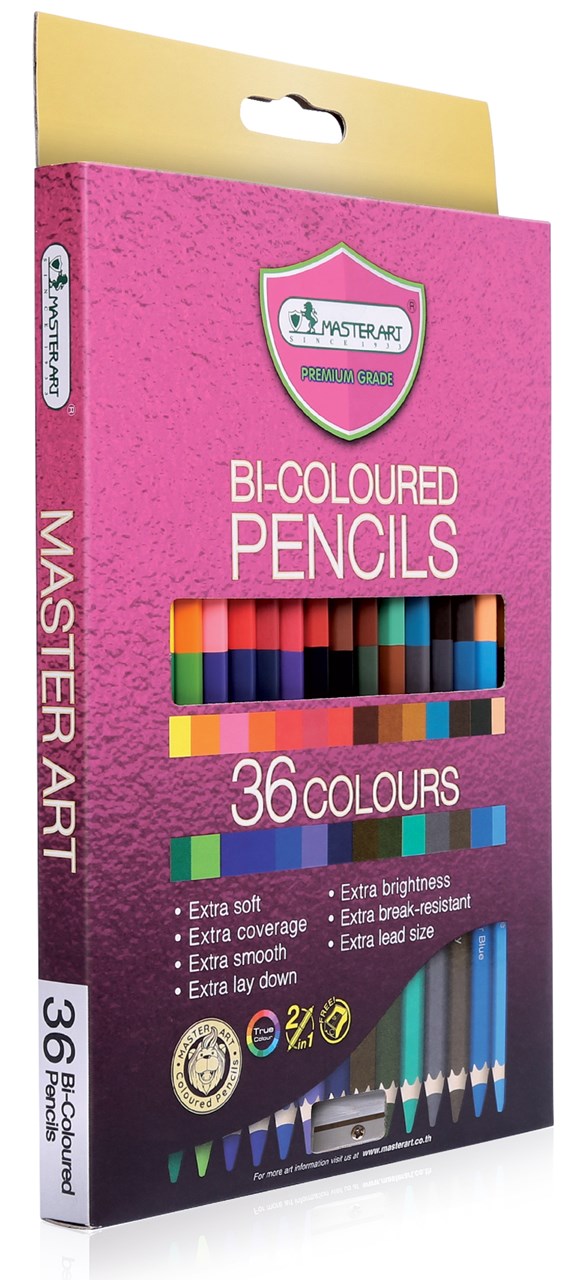 Picture of Master Art มาสเตอร์อาร์ต ดินสอสี 2 หัว 36 สี