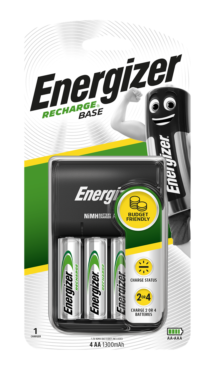 Picture of แท่นชาร์จถ่าน Energizer CHVC Base 1300 mAh พร้อมถ่าน 4AA