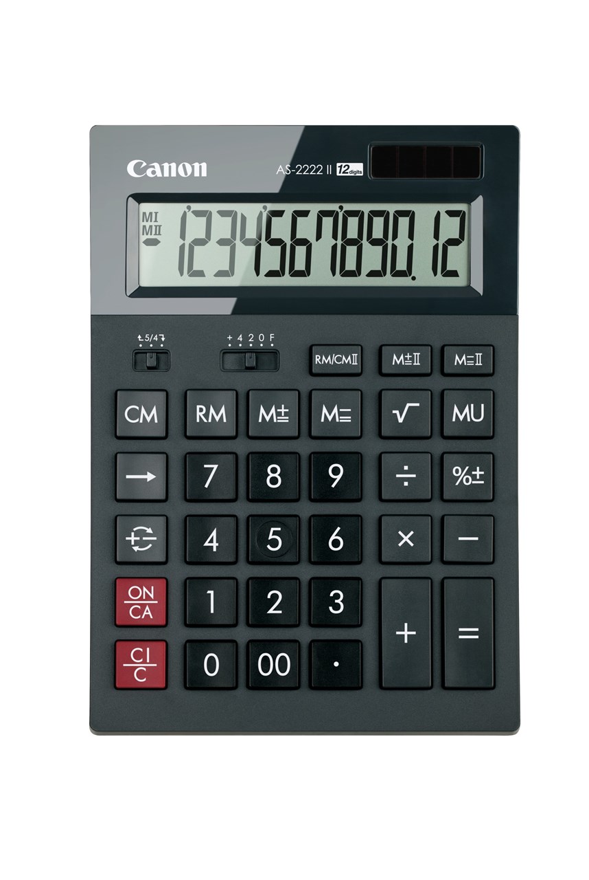 Picture of เครื่องคิดเลข Canon AS-2222 II, 12 หลัก