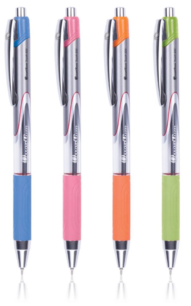 Picture of ควอนตั้มปากกาเจลโล่พลัส ทัช 500 สีน้ำเงินคละสี