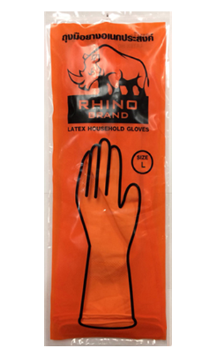 Picture of "Rhino" ถุงมือยางธรรมชาติ (Size L)