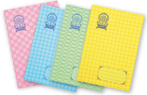 Picture of สมุดปกอ่อน ลายไทย A9/30 เม้งฮั้ว, 16.5 x 24 ซม., 55 แกรม, 30 แผ่น