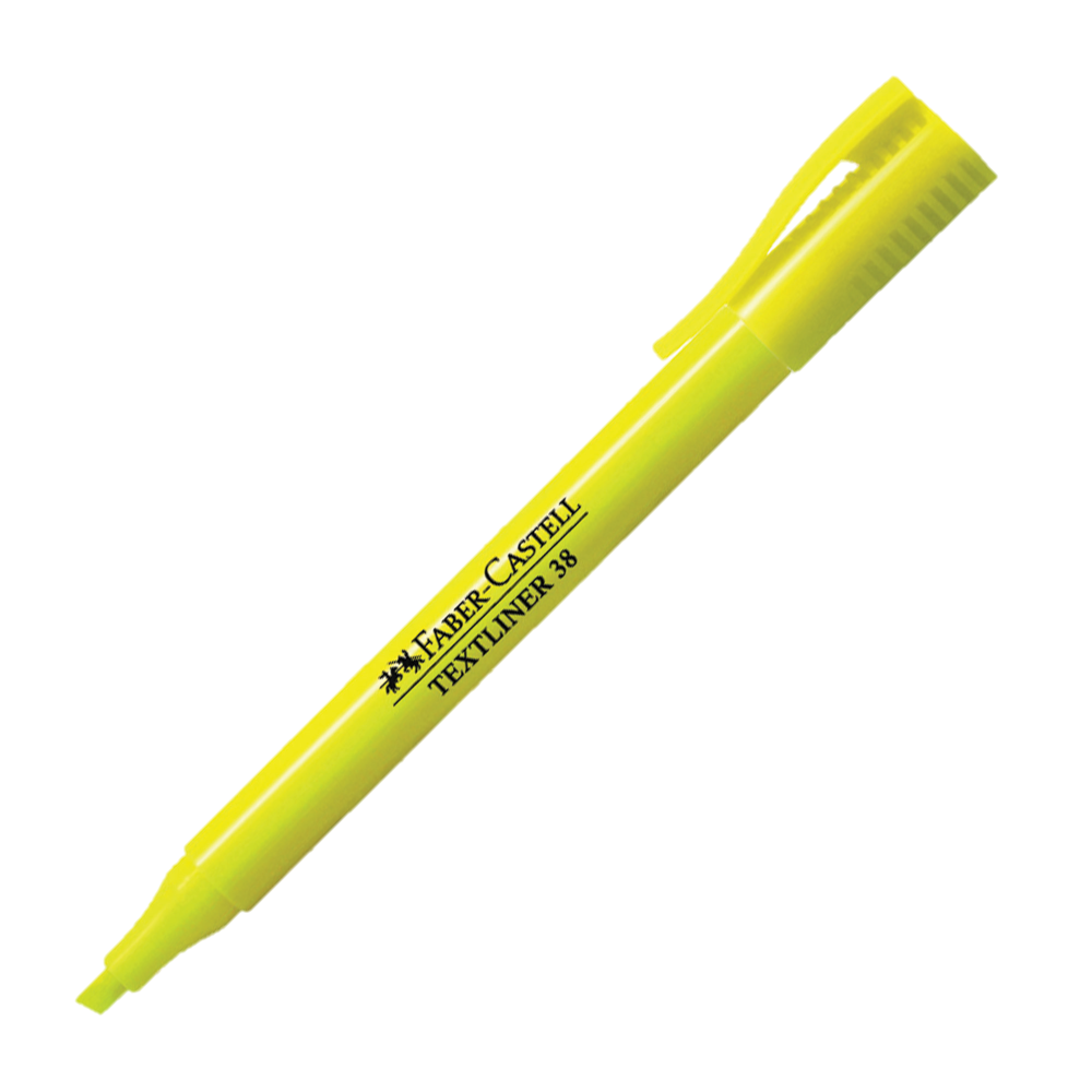 Picture of ปากกาเน้นข้อความ เฟเบอร์คาสเทล (Faber Castell) SLIM เหลือง (นีออน)