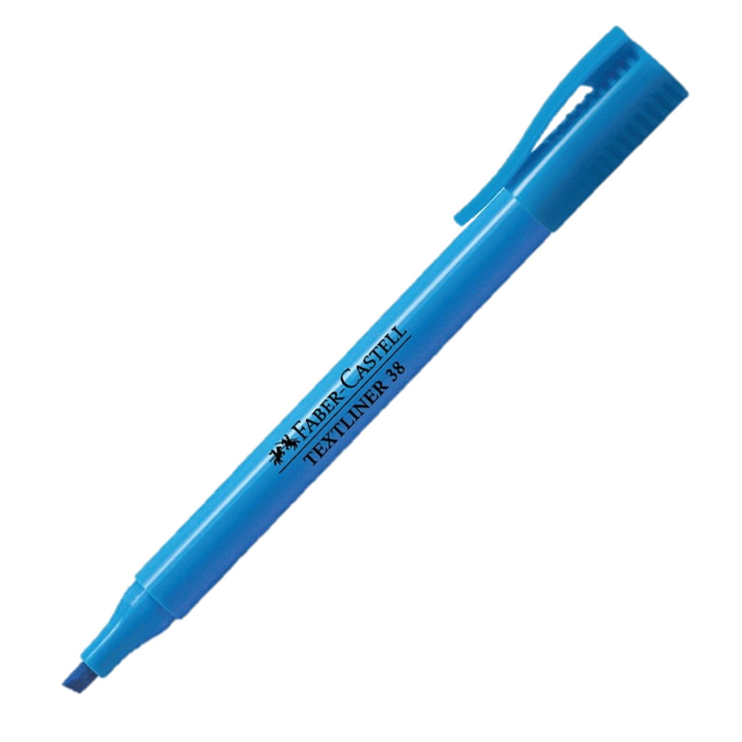 Picture of ปากกาเน้นข้อความ เฟเบอร์คาสเทล (Faber Castell) SLIM ฟ้า (นีออน)