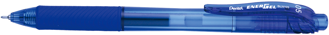 Picture of ปากกาหมึกเจลหัวเข็ม แบบกด เพนเทล (Pentel) Energel X BLN105 สีน้ำเงิน