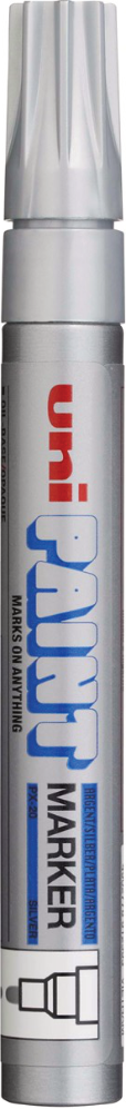 Picture of ปากกาเพ้นท์ ยูนิ UNI PAINT MARKER PX-20 SILVER
