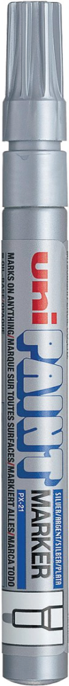 Picture of ปากกาเพ้นท์ ยูนิ UNI PAINT MARKER PX-21 SILVER