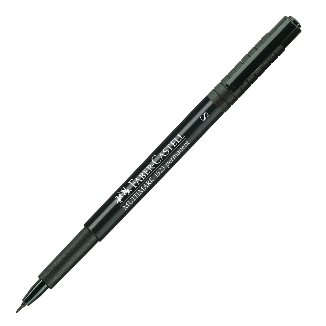 Picture of ปากกาเขียนแผ่นใสกันน้ำ เฟเบอร์คาสเทล (Faber Castell) S ลบไม่ได้ ดำ