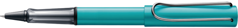 Picture of ปากกา LAMY AL-star turmaline [323] Rollerball pen, M63M black, aluminium, blue metallic anodised