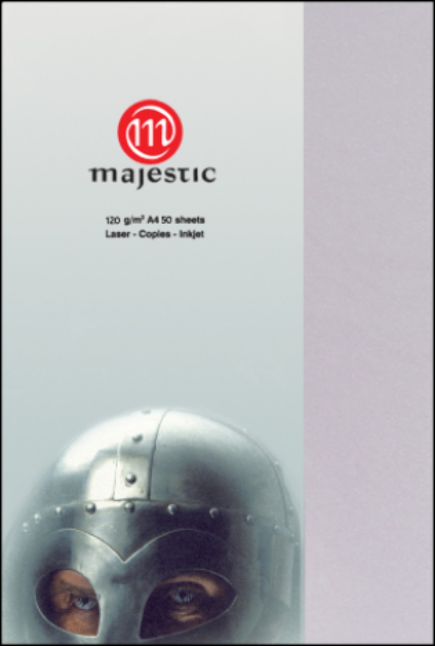 Picture of กระดาษประกายมุก Majestic เงิน 120 แกรม, 059, 50 แผ่น Metallic