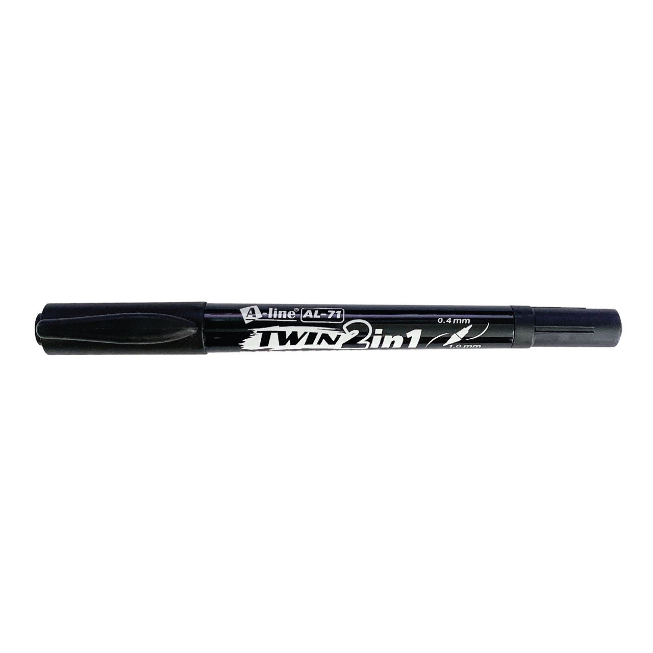 Picture of อาร์ทไลน์ ปากกาเคมี 2 หัว AL-71 TWIN 2in1 ดำ