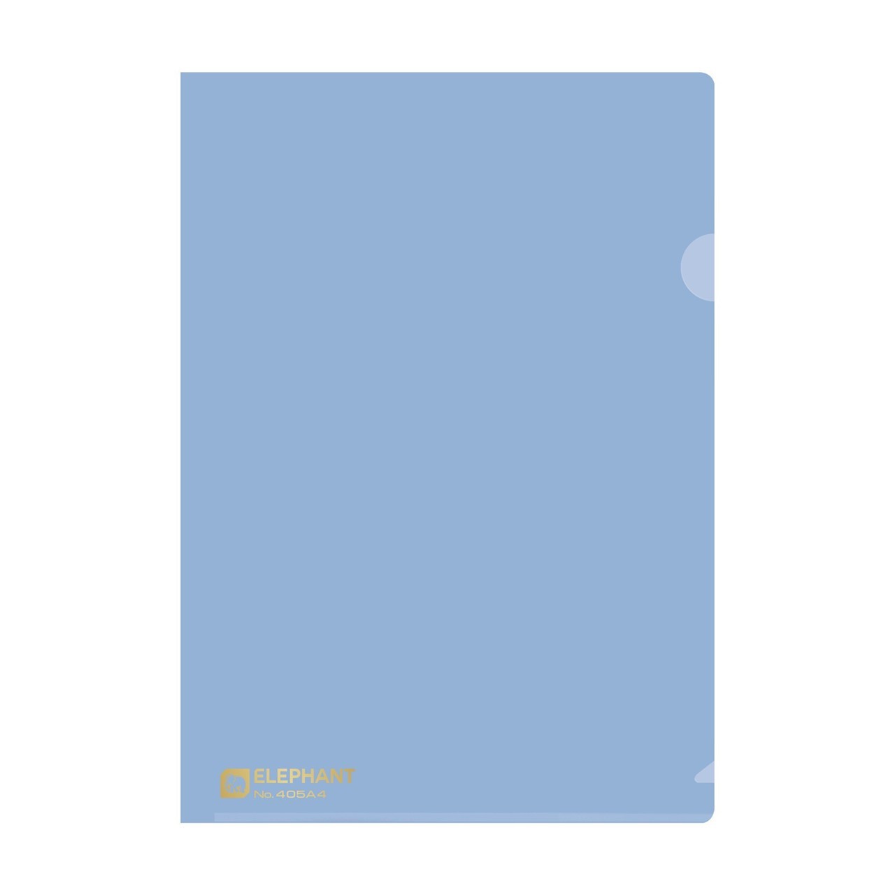 Picture of ตราช้างแฟ้มซองพลาสติก 405A4 ฟ้า