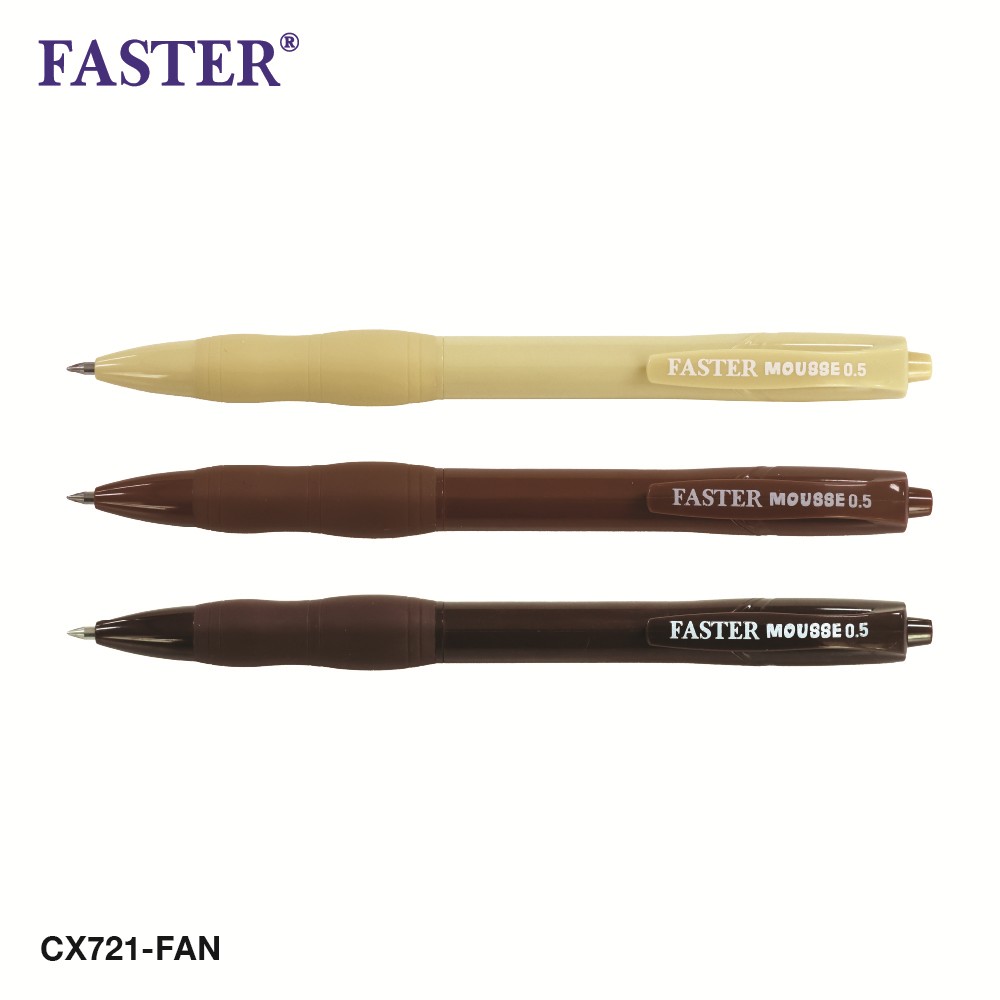 รูปภาพของ Faster ปากกาหมึกเจล มอคค่า 0.5 คละสีน้ำตาล