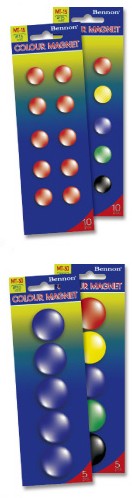 Picture of เม็ดแม่เหล็ก เบนน่อน (BENNON) MT-20, 20 มม. คละสี 6 เม็ด