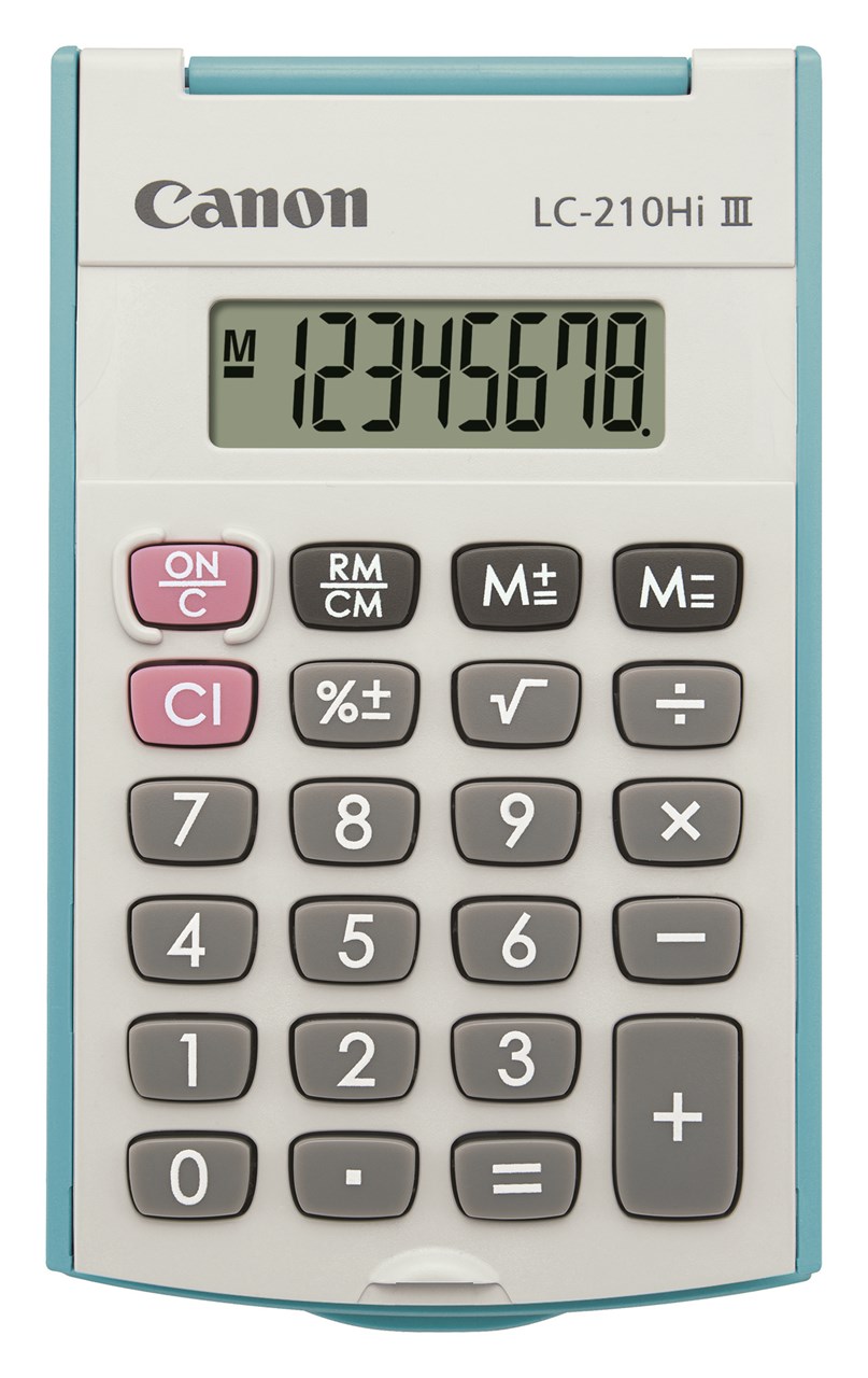 Picture of เครื่องคิดเลข Canon LC-210HI III, 8 หลัก