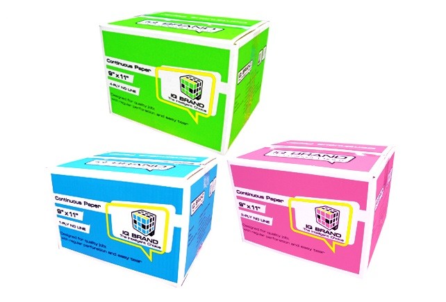 Picture of กระดาษต่อเนื่อง IQ Brand 9x5.5 - 1 ชั้น